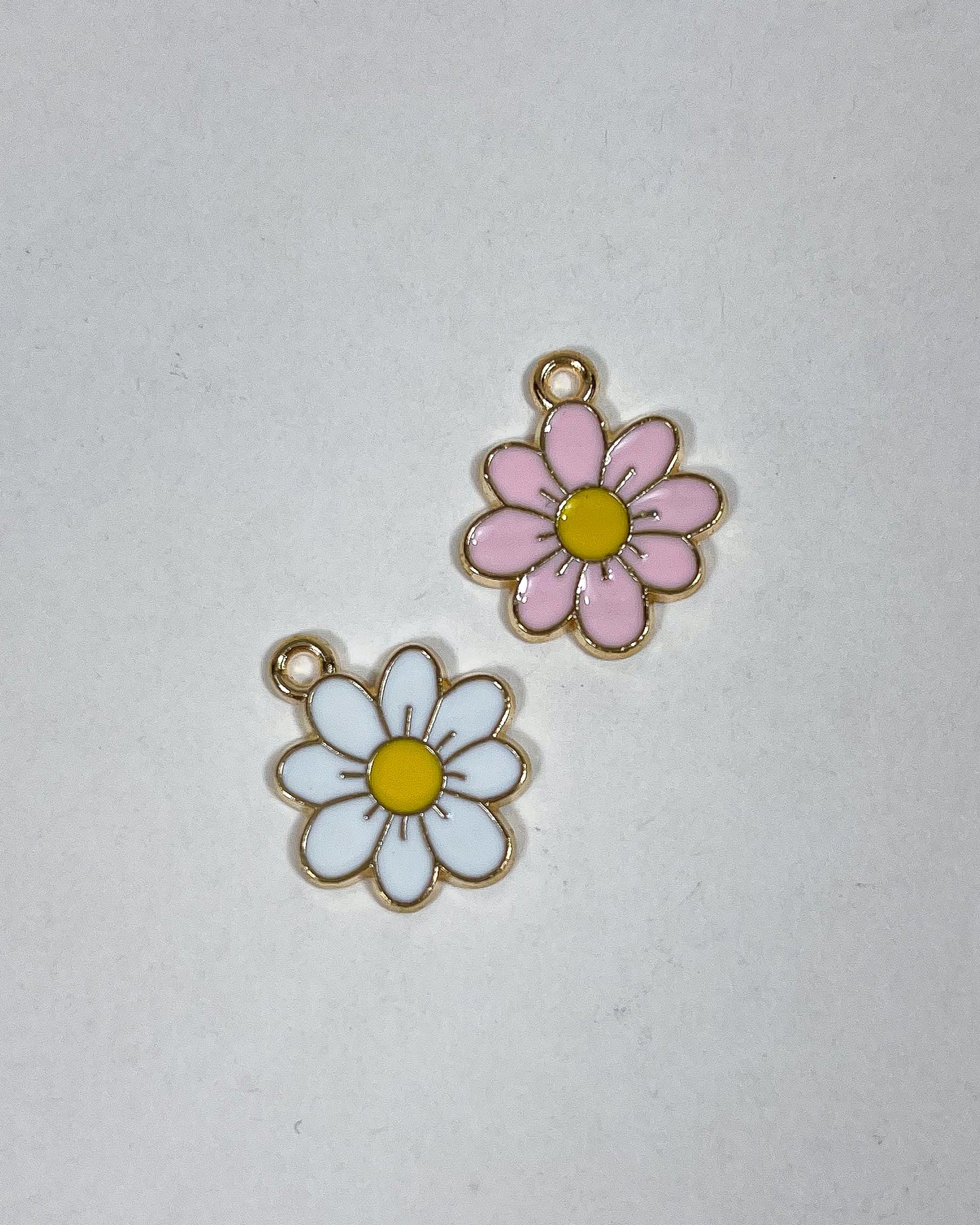 Daisy Enamel Charm Earrings