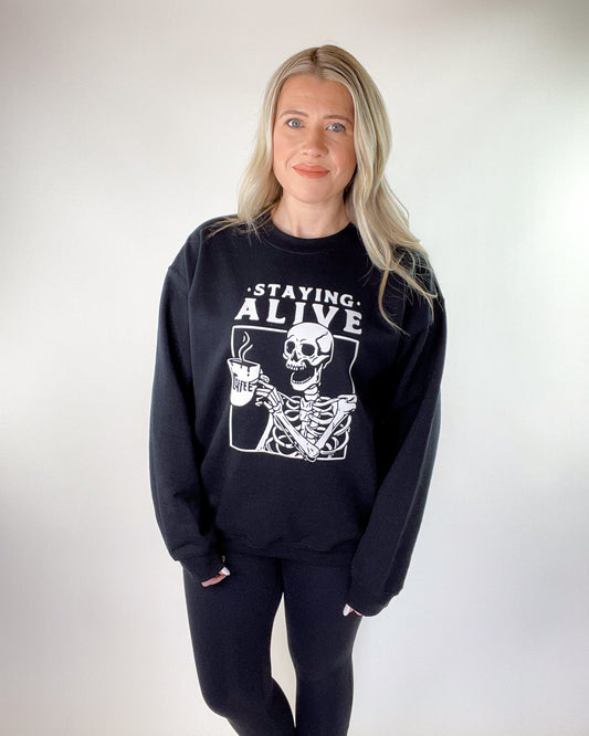 Staying Alive Crewneck