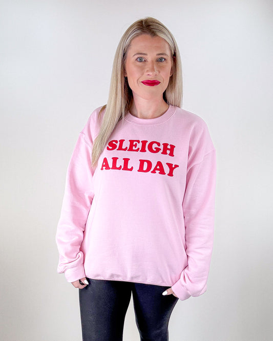 Sleigh All Day Crewneck