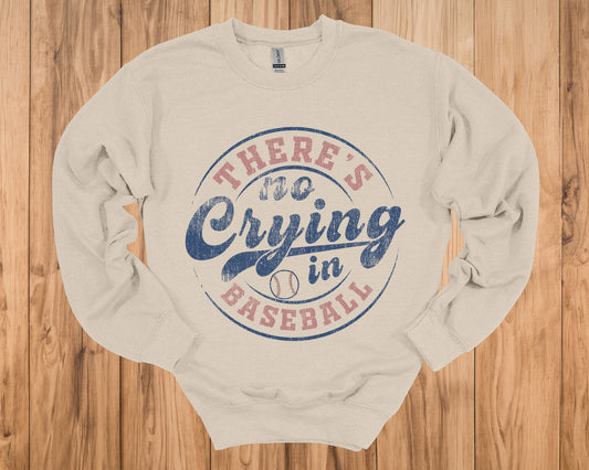 There's no Crying in Baseball Graphic Crewneck