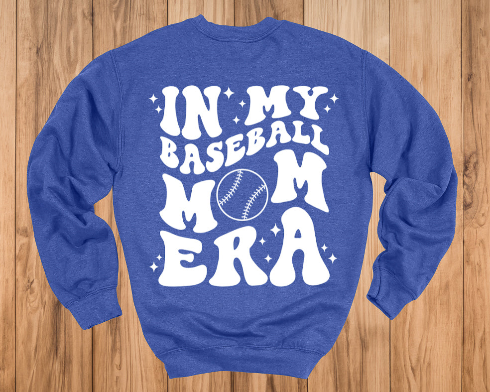 In My Baseball Mom Era Graphic Crewneck