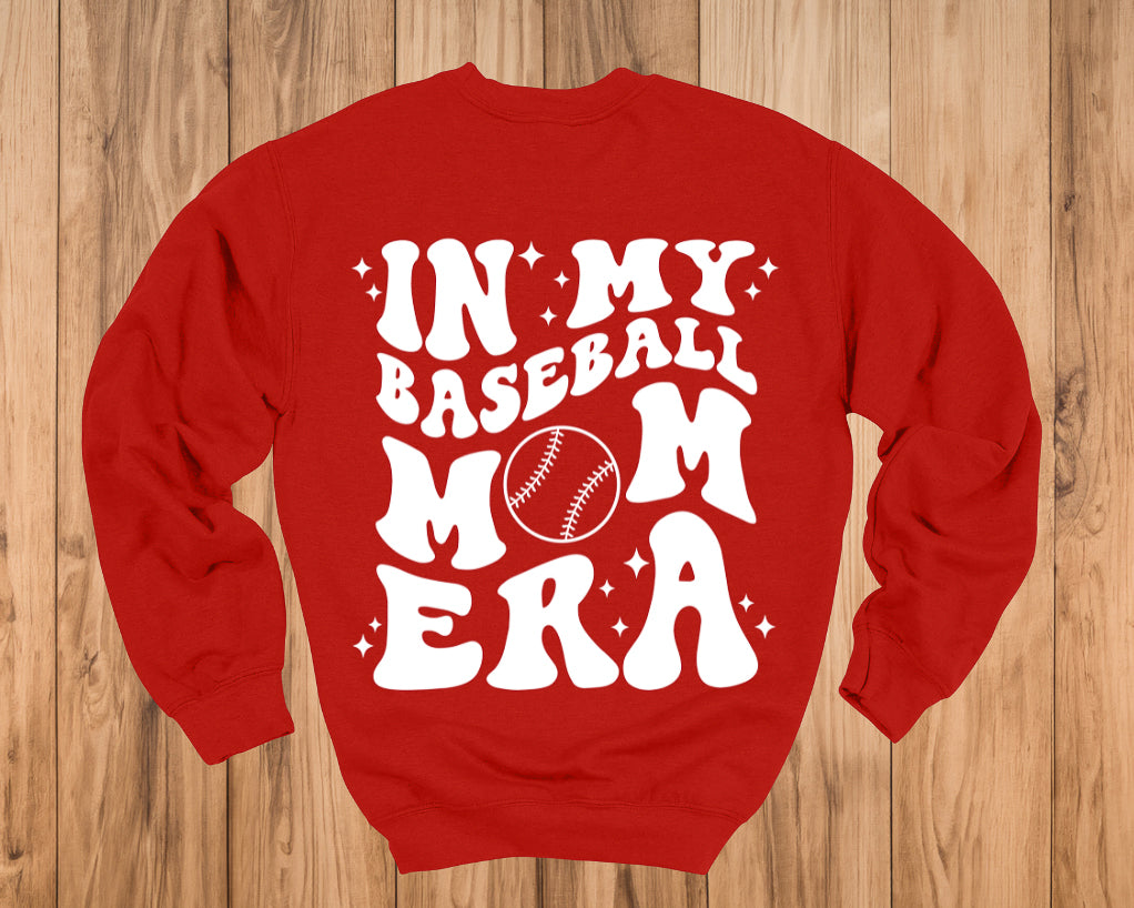 In My Baseball Mom Era Graphic Crewneck