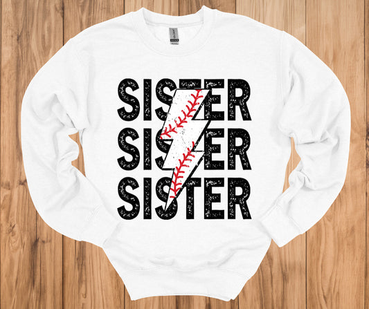 Youth Personalized Baseball Family Crewneck