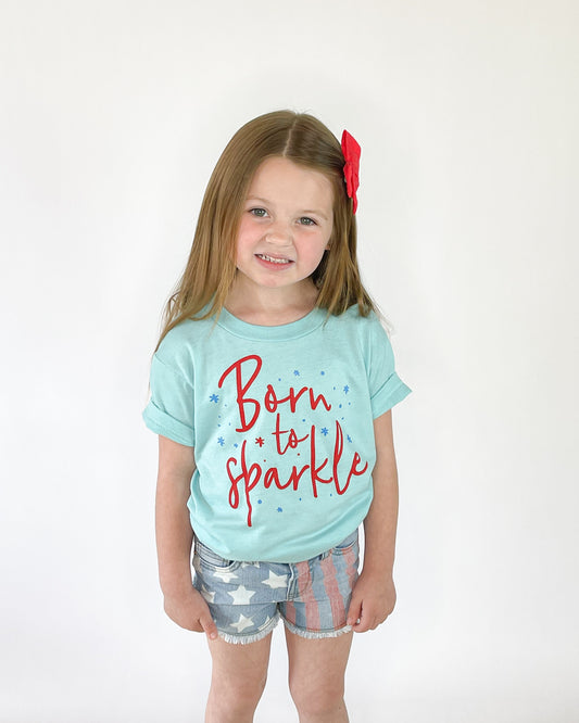 Girls Sparkle Tee.