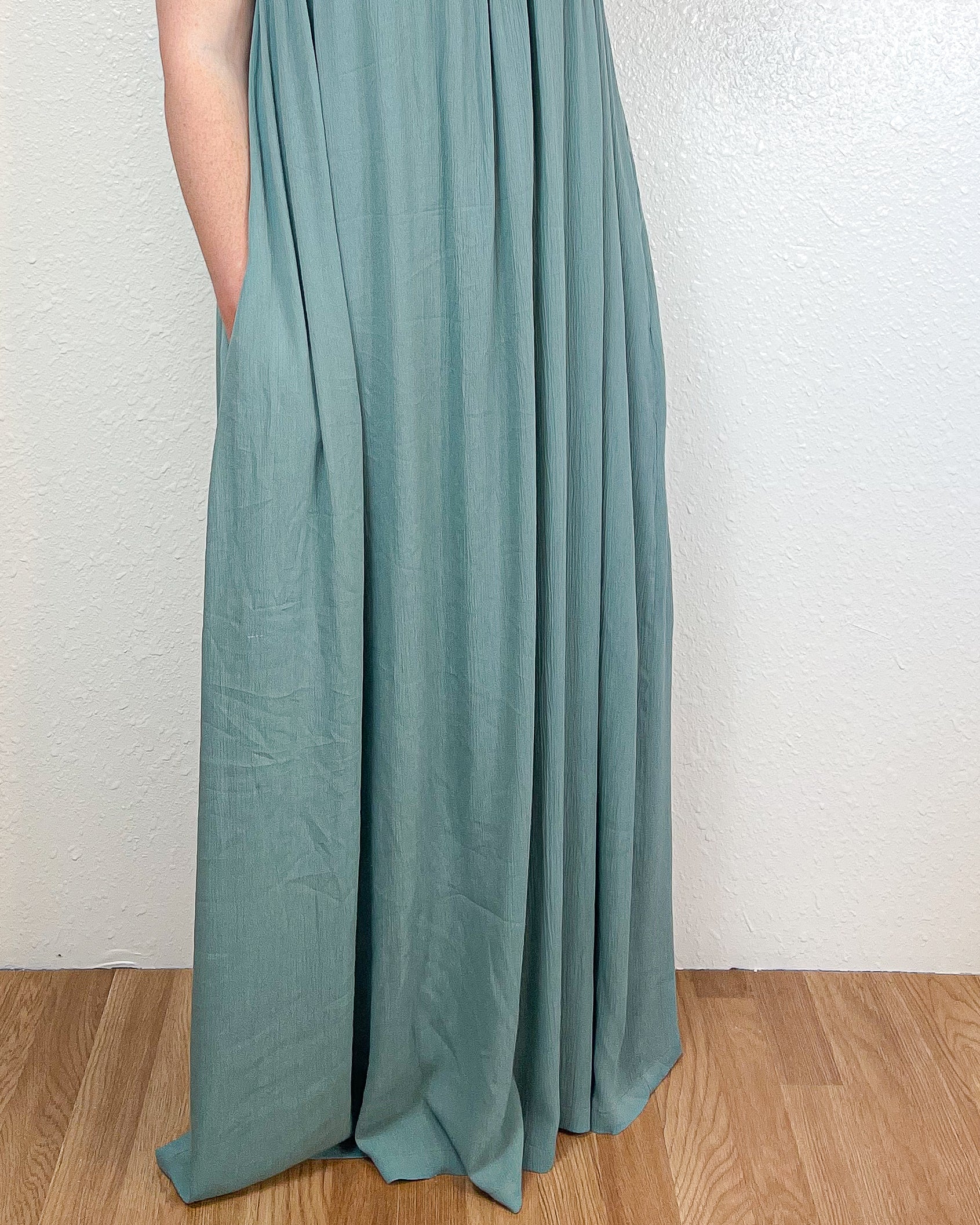 Open Tie Maxi Dress.