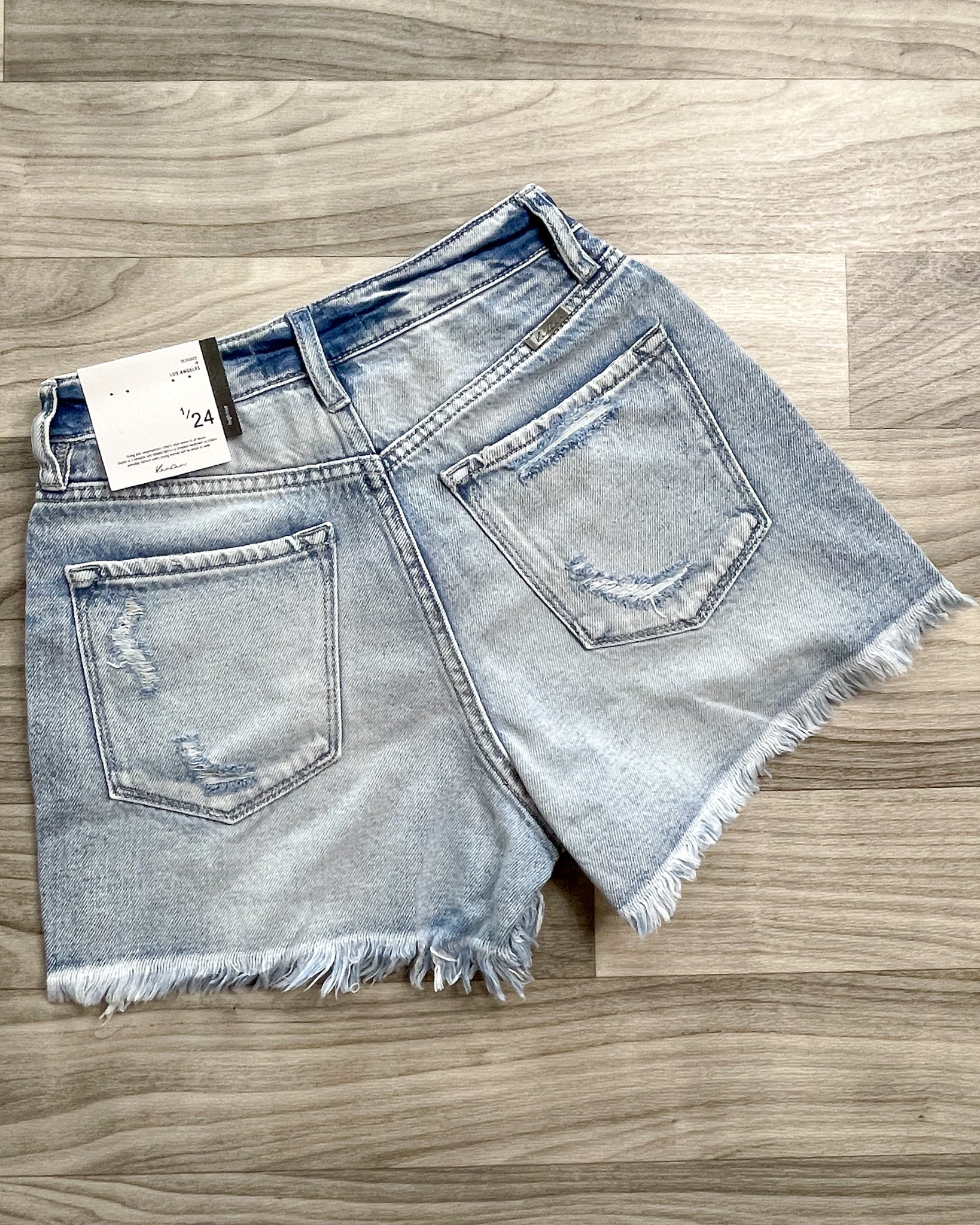 Distressed Mom Shorts.