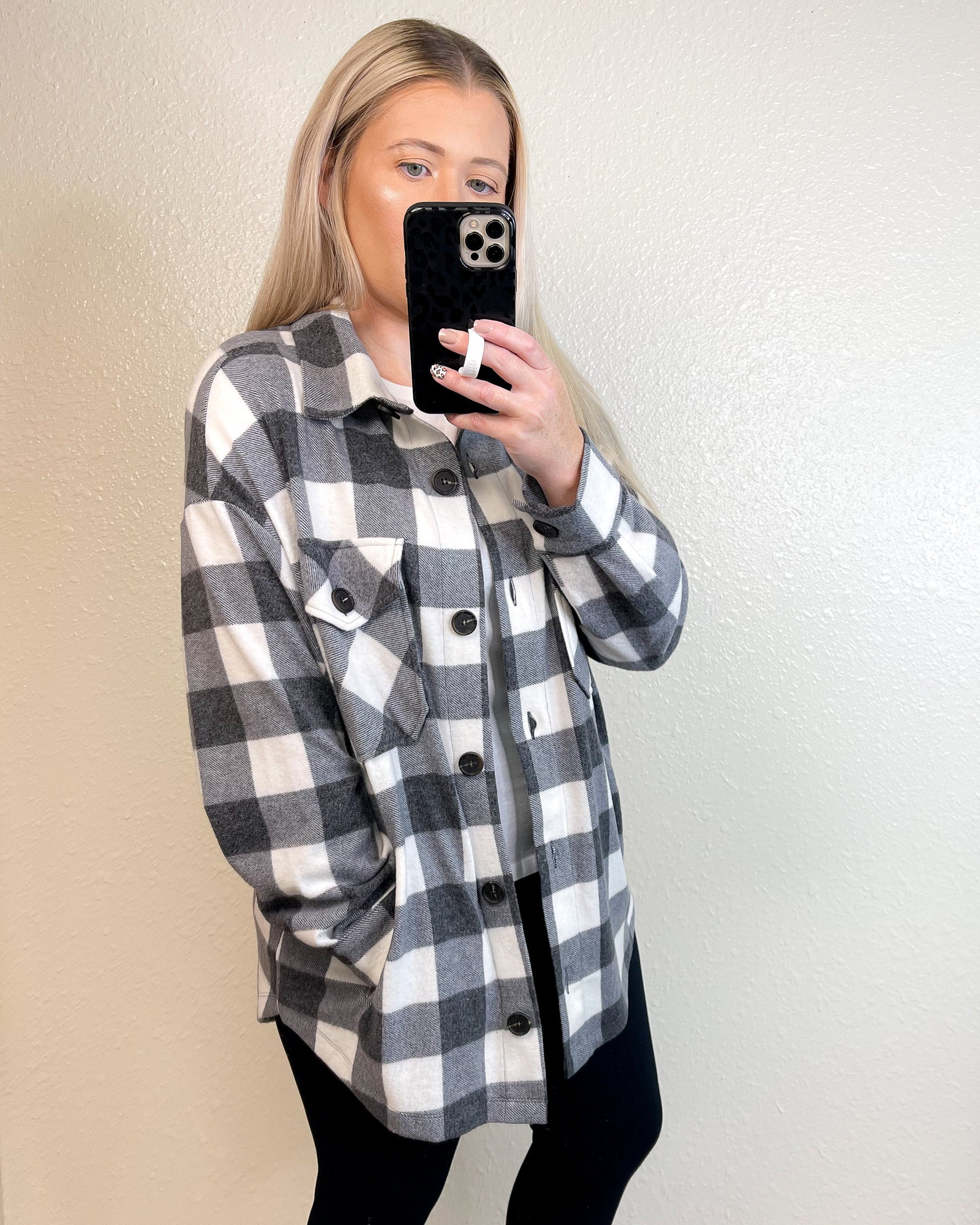 Cozy Plaid Shacket.