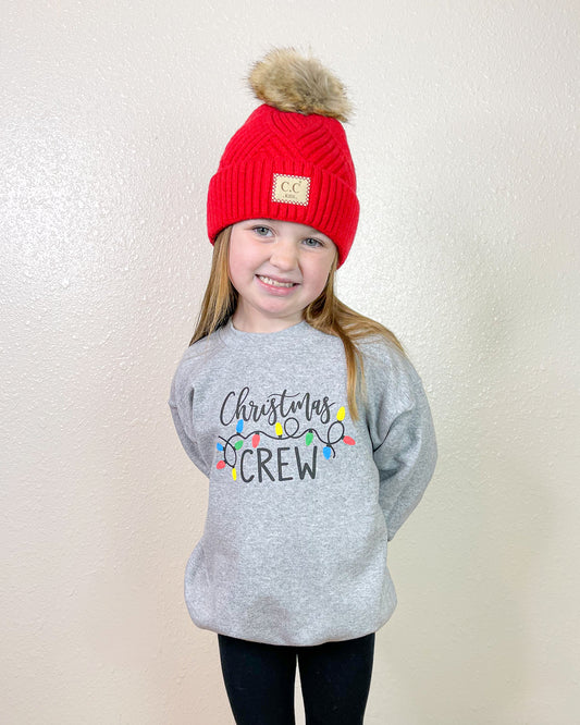 Kids Christmas Crew Sweatshirt.